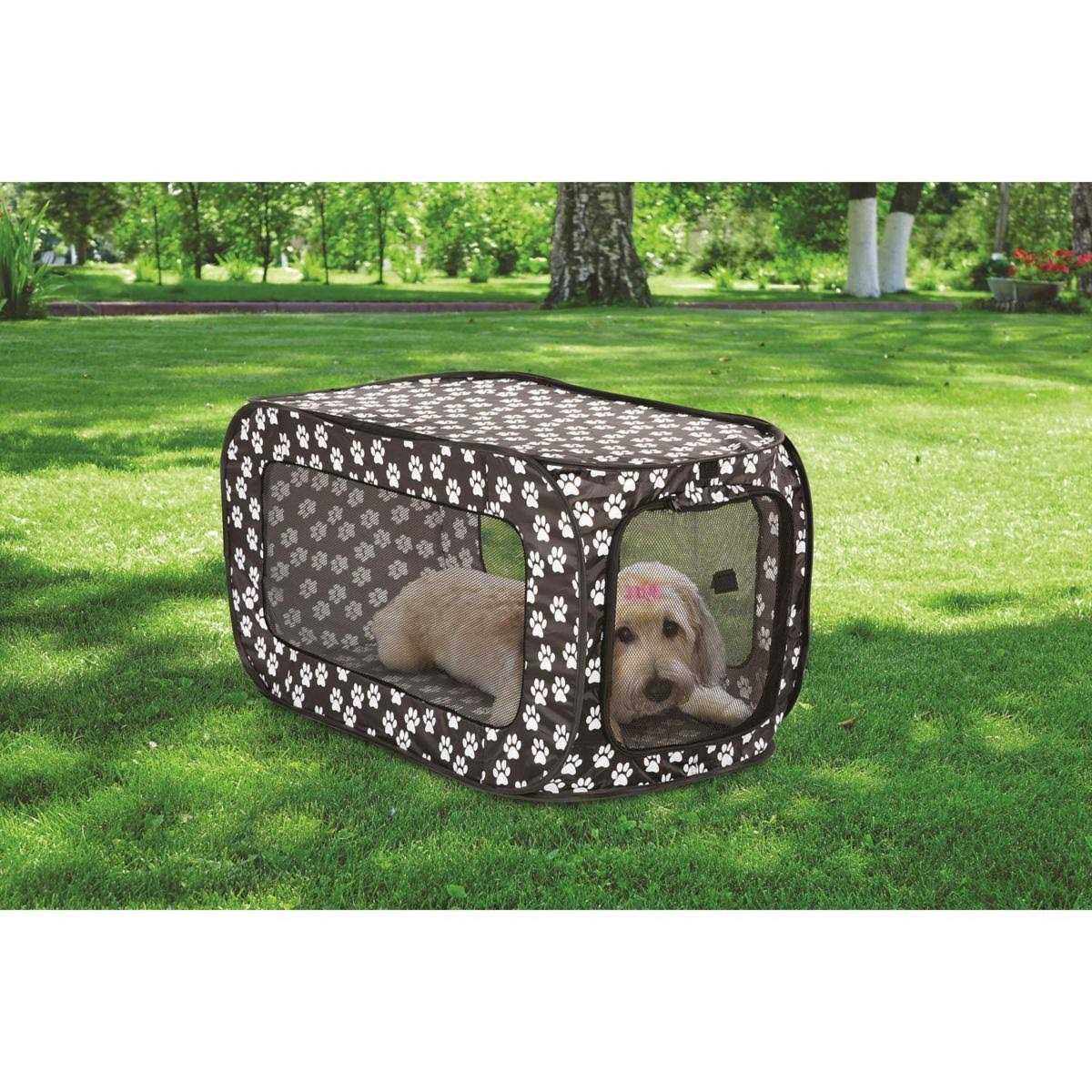 Collapsible Soft Sided Dog Crate with Single Door Z742575