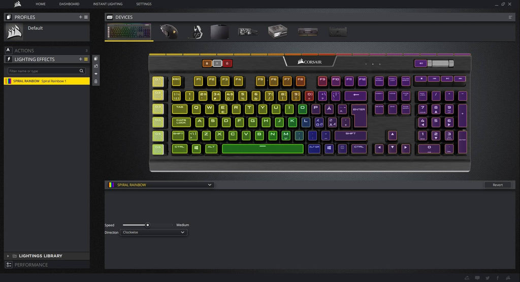 Mechanical Gaming Keyboard with RGB Red Switches A289522