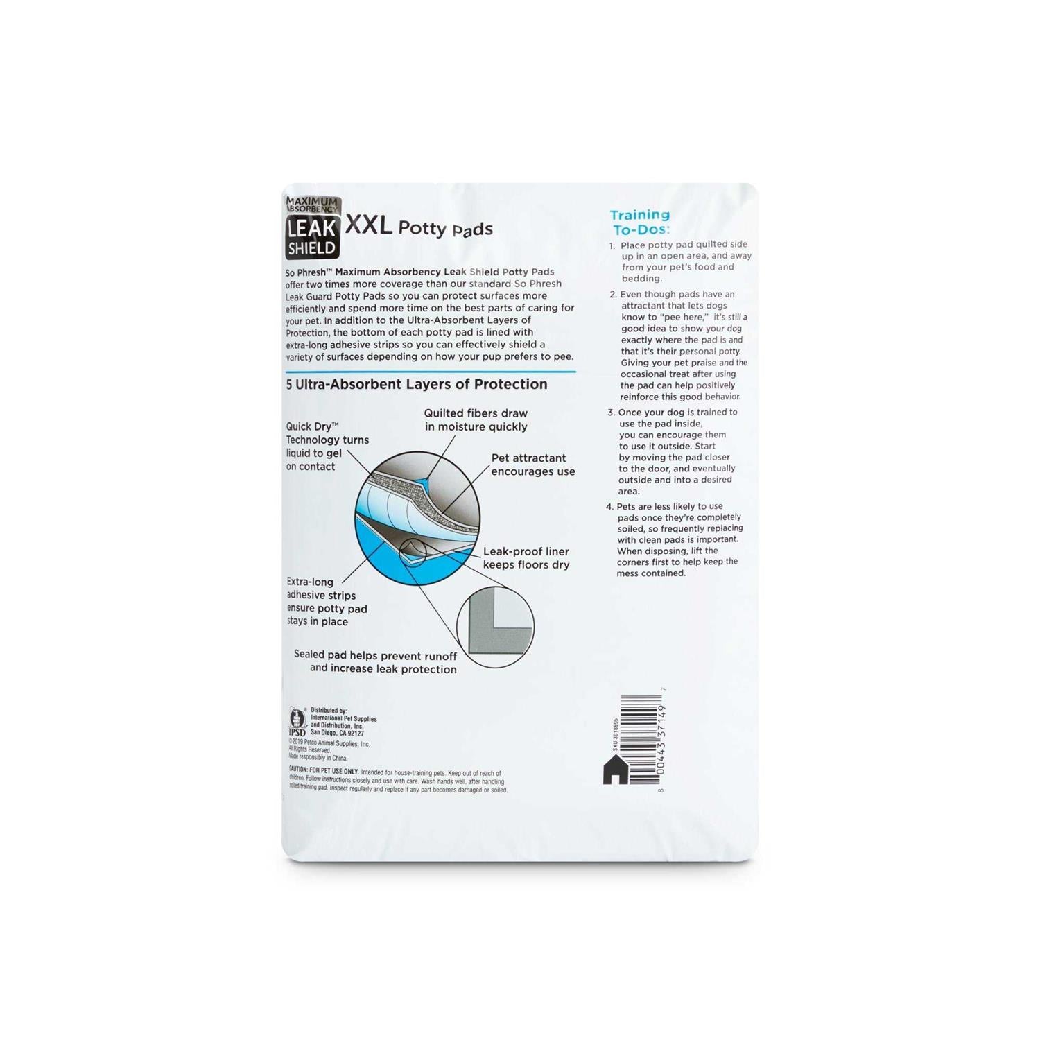 XX-Large Leak Shield Potty Pads D2634