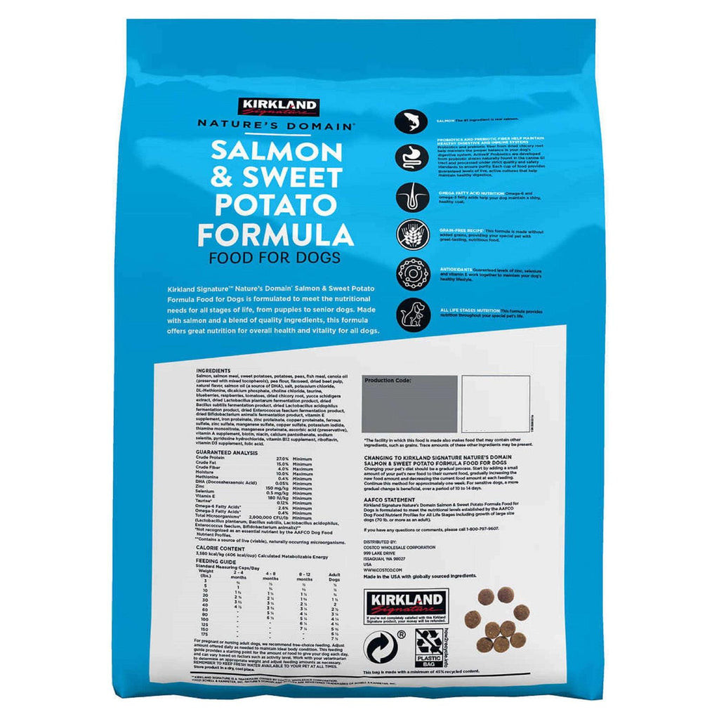 Salmon Meal & Sweet Potato Dog Food 35 lb Y5411