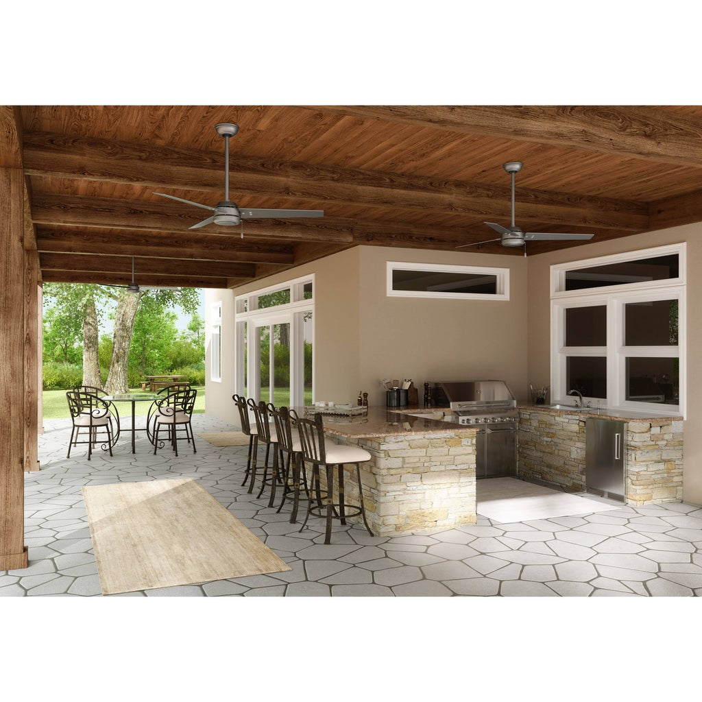 Outdoor Ceiling Fan 44x22, Fresh White U6578