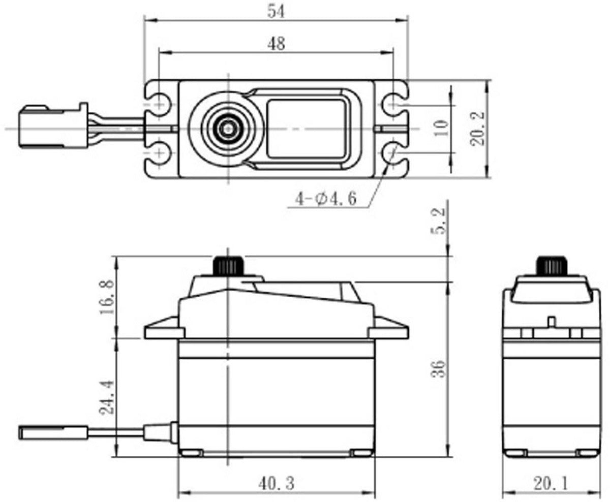 Titanium Gear Digital Servo T8578