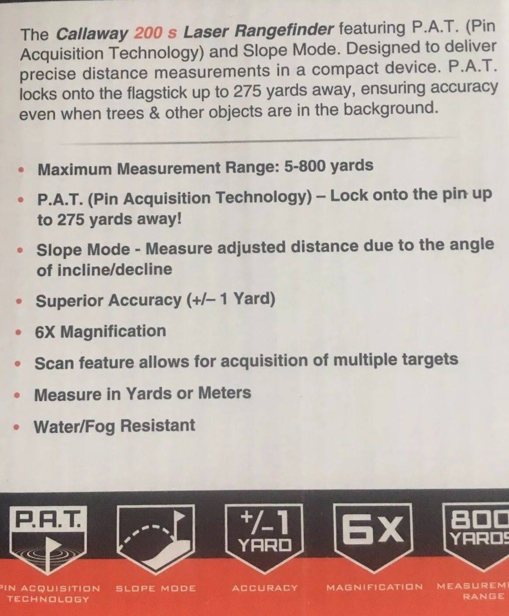 Laser Rangefinder with Slope, Blue T244