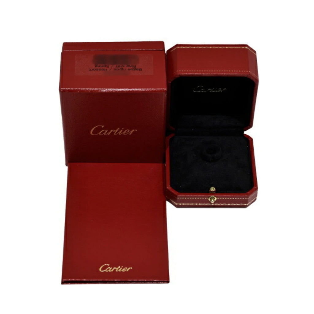 Pre-Owned 3-Row White Gold Ring T51488