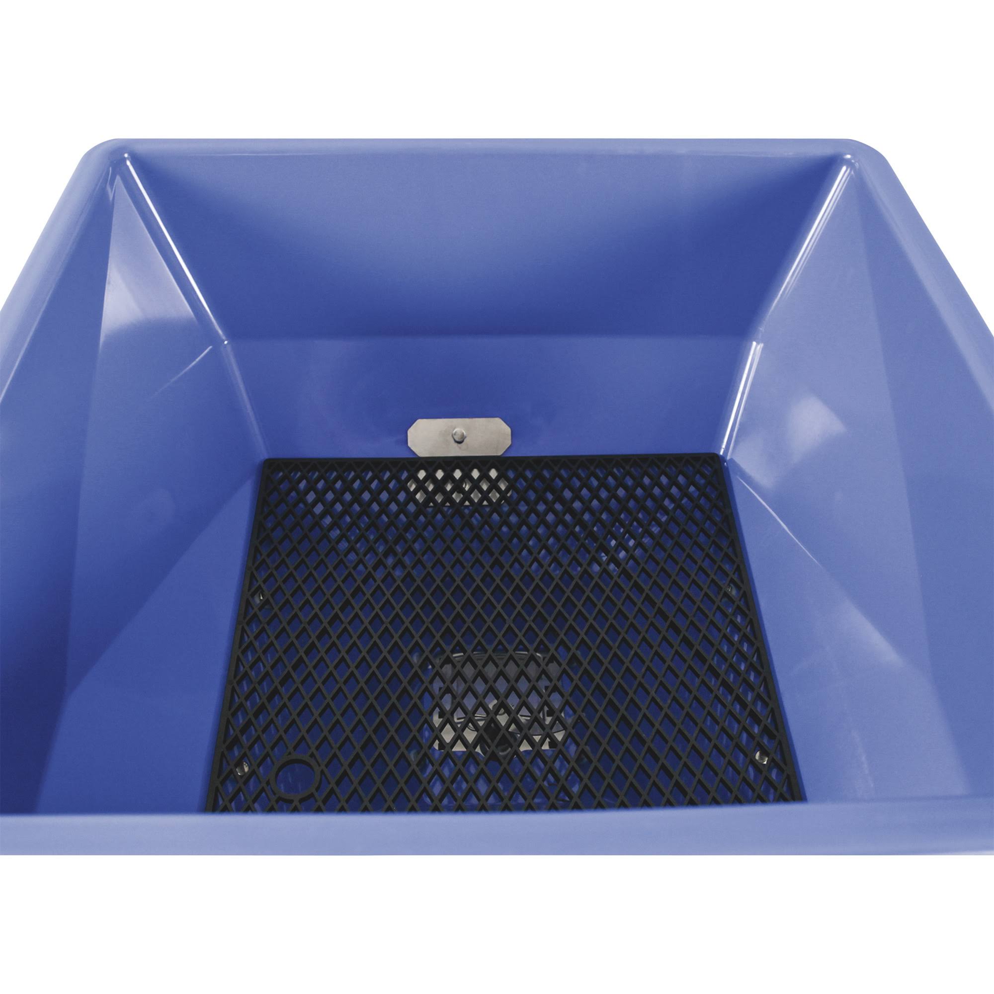 Ice Melt and Salt Spreader with Deflector, 150 lbs. Capacity B340196