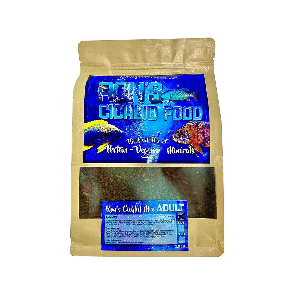Cichlid Fish Food for African Cichlids, Tetras & Tropical Fish A52149
