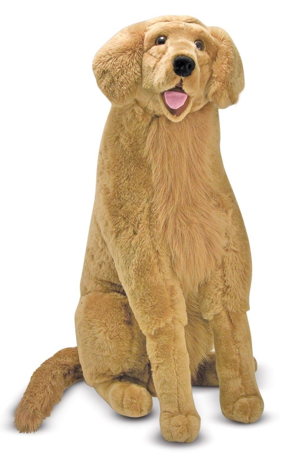 Lifelike Stuffed Animal Golden Retriever Dog, Over 2 Feet Tall Z45190