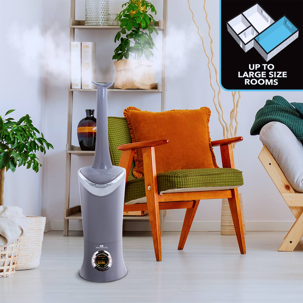 Ultrasonic Cool Mist Humidifier 1.7 gal with Remote S170579