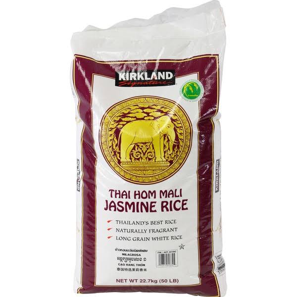 Kirkland Thai Hom Mali Jasmine Rice - 50 lb bag