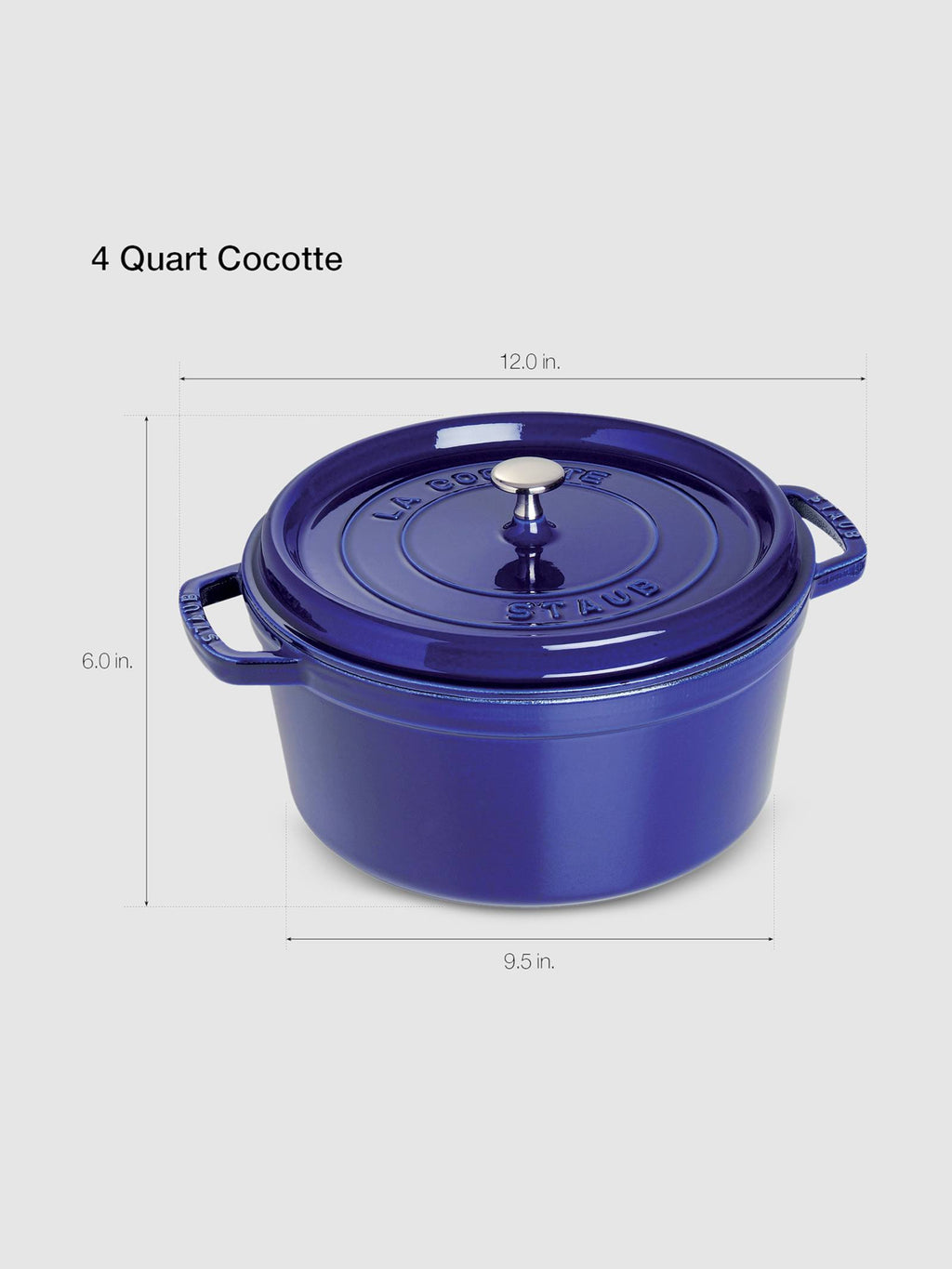 Cast Iron 4-Quart Round Cocotte F57380