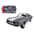 1967 Ford Shelby Mustang Gt-350 Medium Gray Metallic 50th Anniversary Limited Edition to 1002pc 1/18