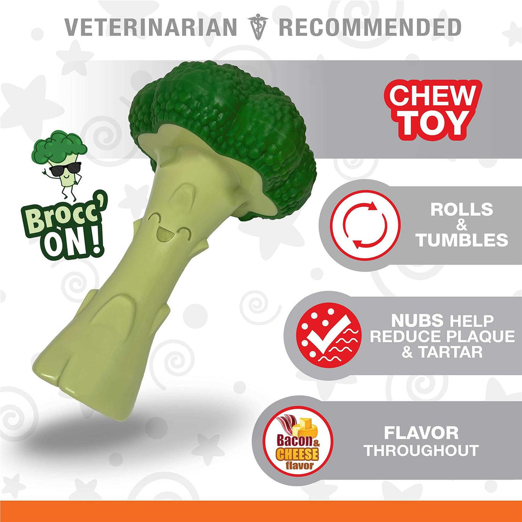 Broccoli Dog Toy Bacon Cheese Y2608