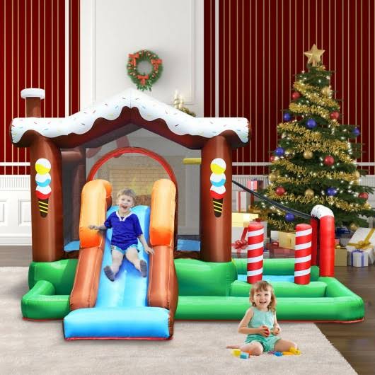 Inflatable Bounce House with Slide and Climber P674