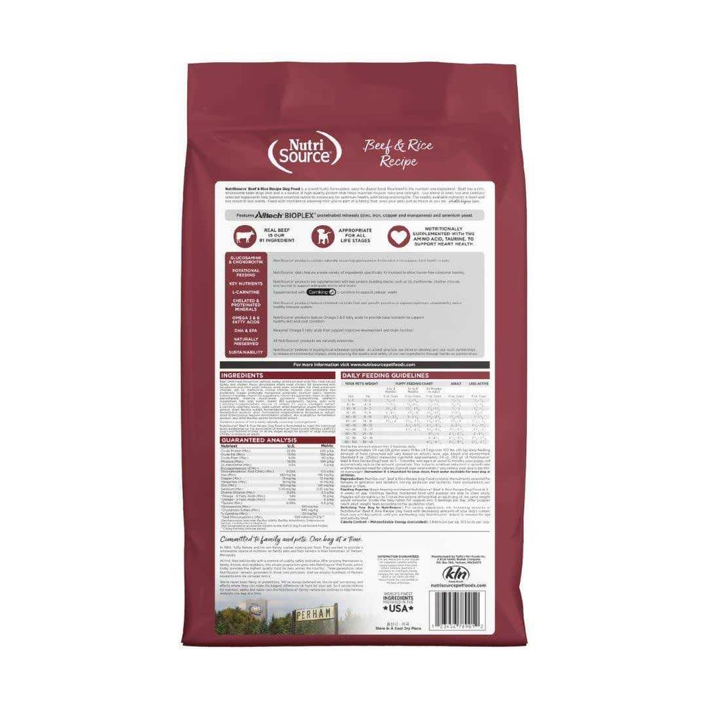 Beef Rice Dry Dog Food U9648