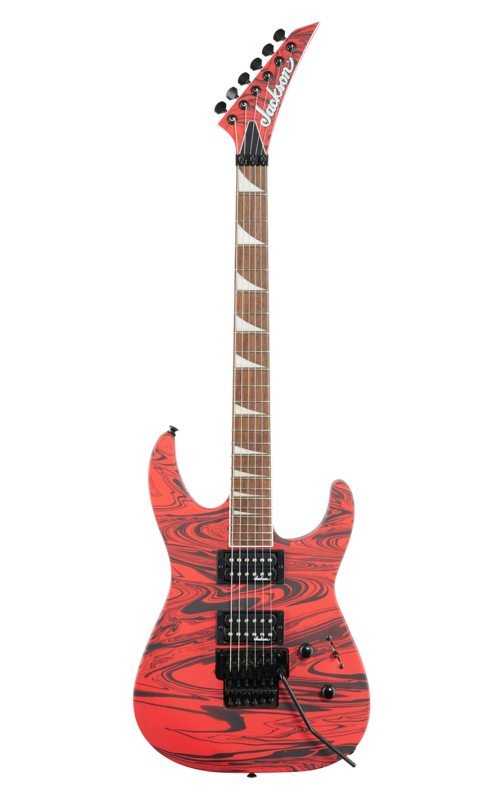 Jackson SLX DX x Series Soloist Swirl Electric Guitar, Satin Red Swirl