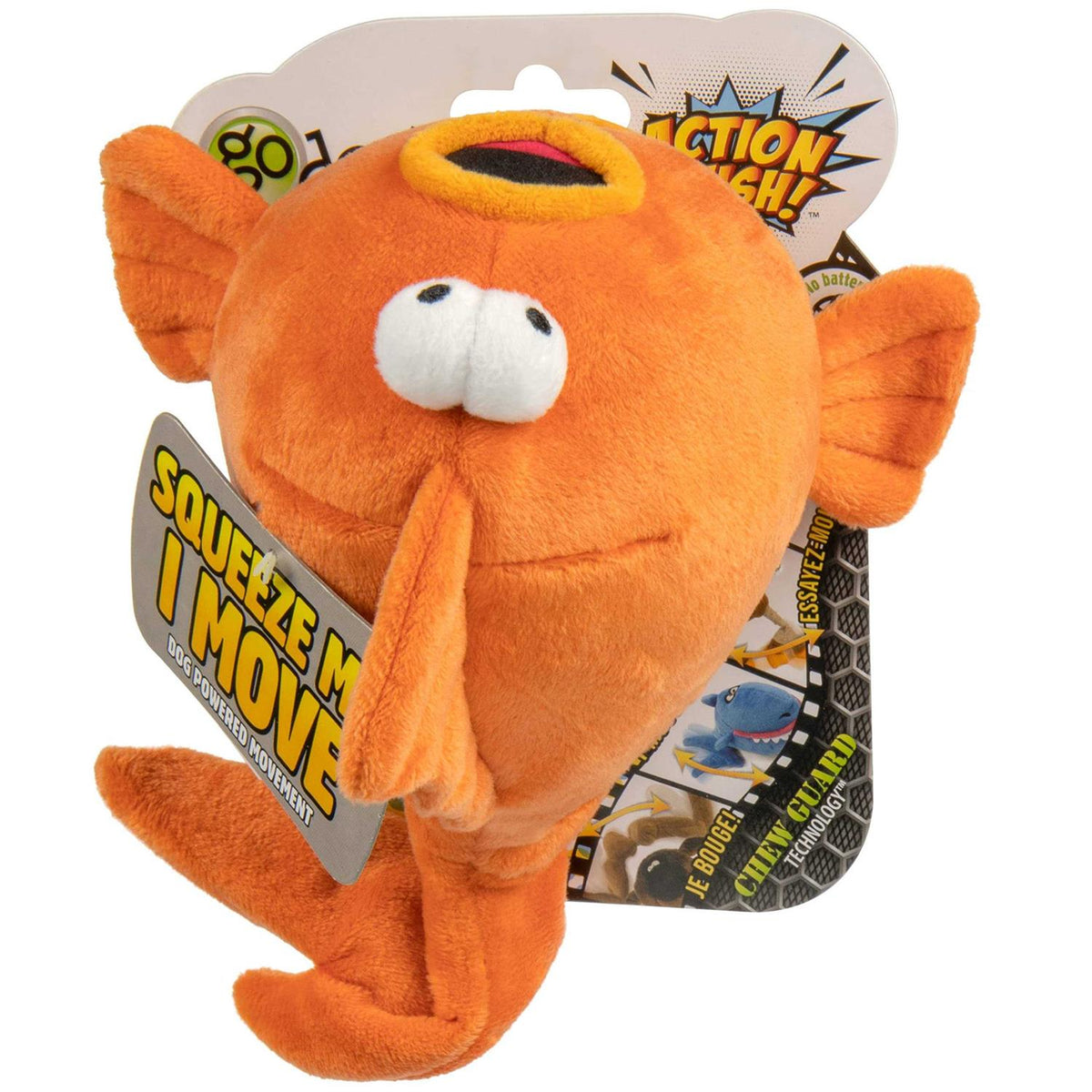 Gold Fish Plush Dog Toy Z6708
