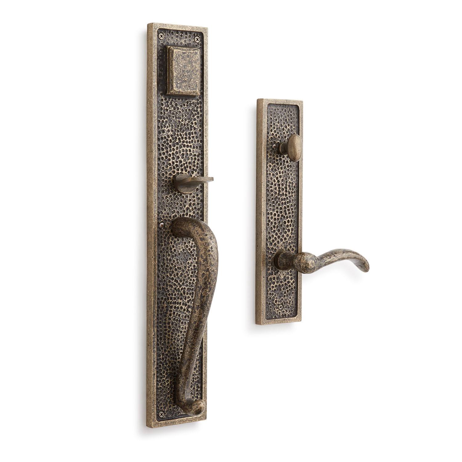 Solid Brass Entrance Door Set with Lever Handle W2141