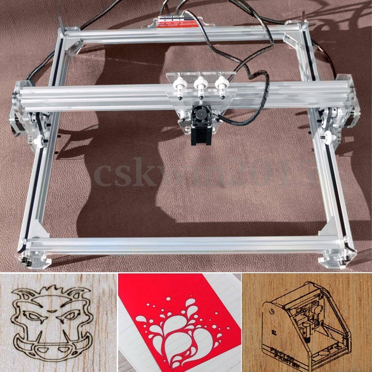 3000mW Laser Engraving Engraver Cutting Machine Logo Printer DIY Kit