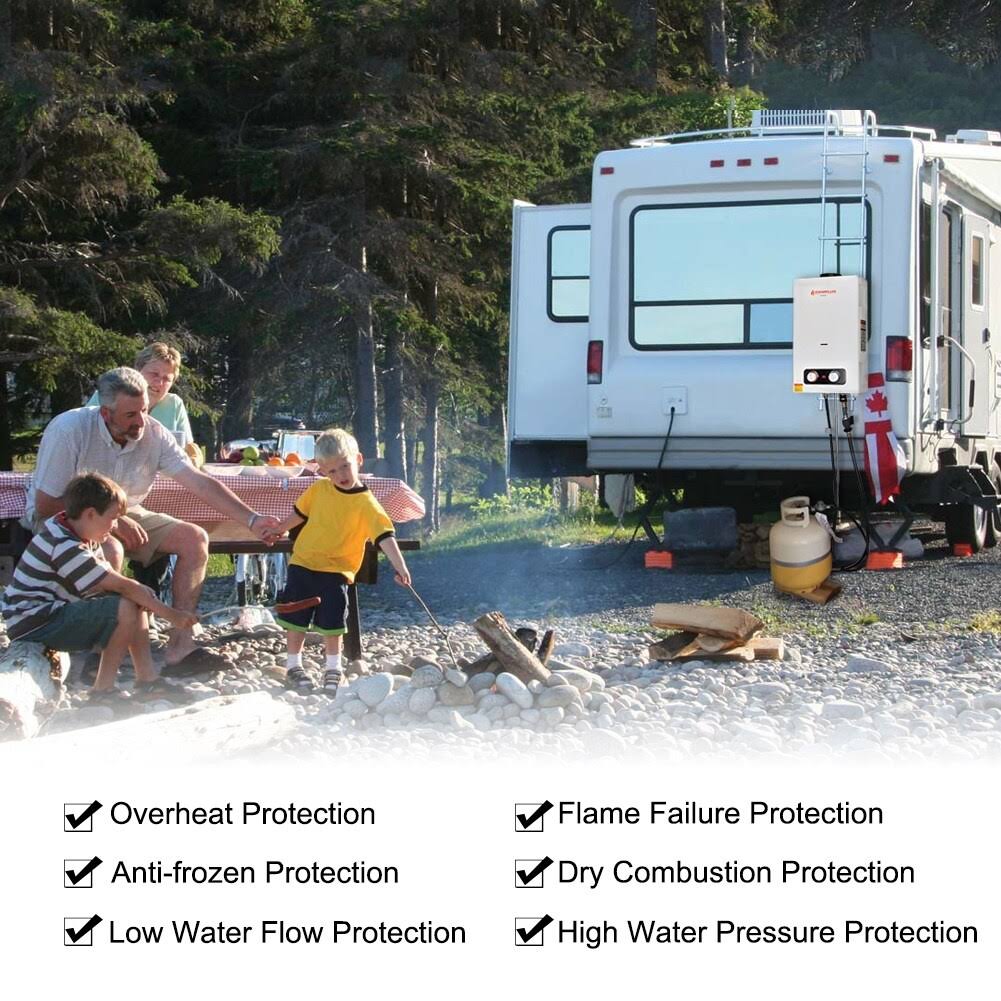 Outdoor Propane Tankless Water Heater, 2.64 GPM G46509