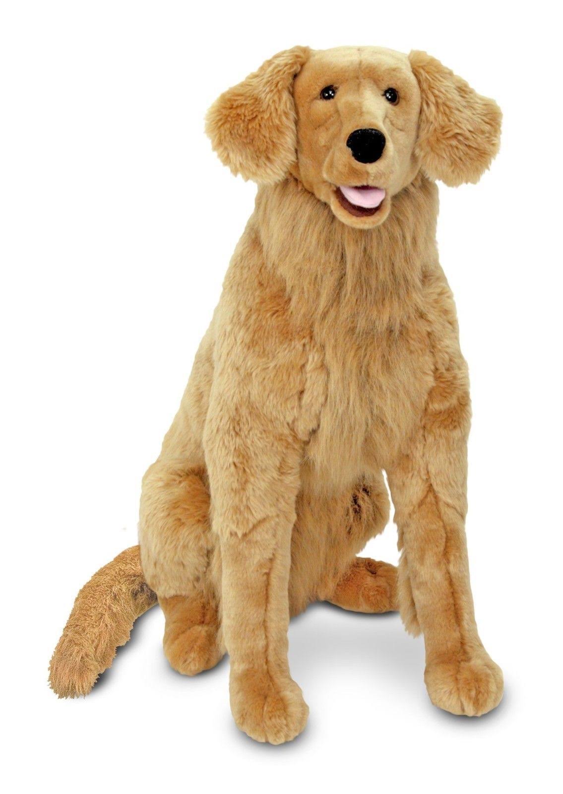 Lifelike Stuffed Animal Golden Retriever Dog, Over 2 Feet Tall Z45190