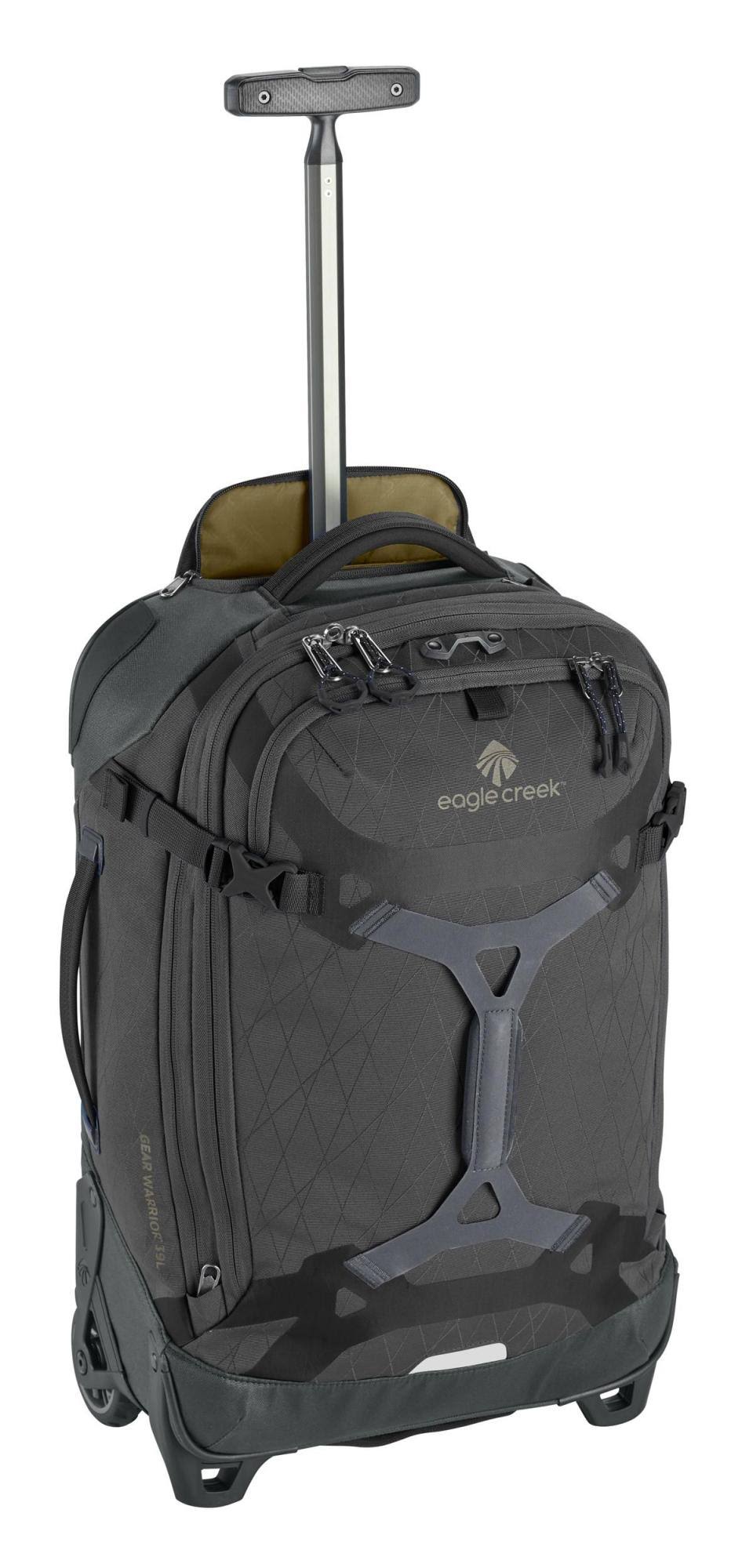 Eagle Creek Gear Warrior Carry on Wheeled Duffel Jet Black