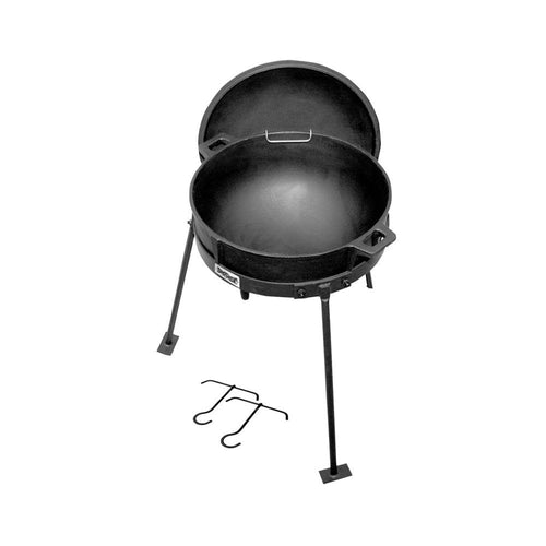 Bayou Classic Ci7010 Kettle with Cast Iron Lid, 10 Gallon
