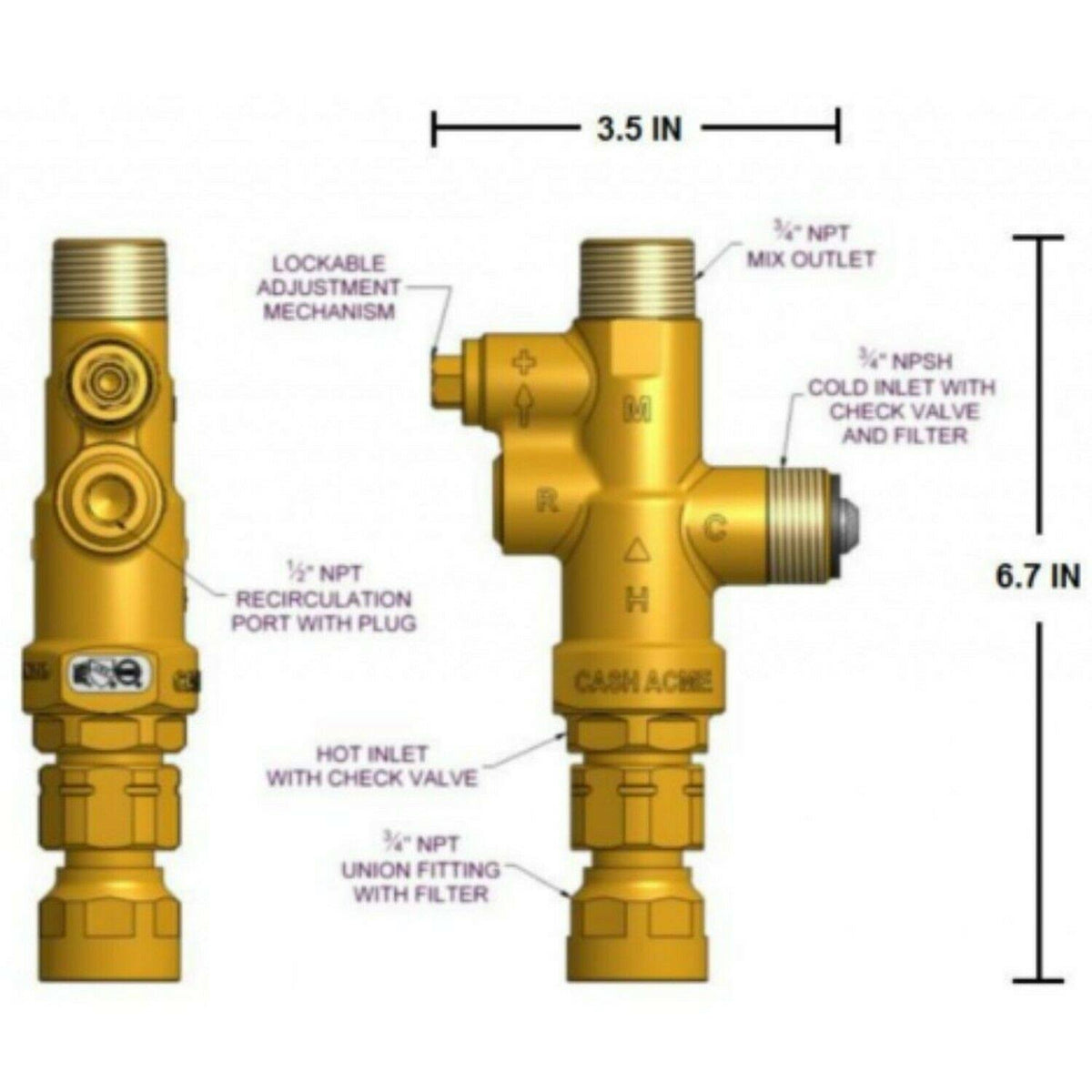 Water Heater Tank Booster Pro with Temperature Gauge G66813