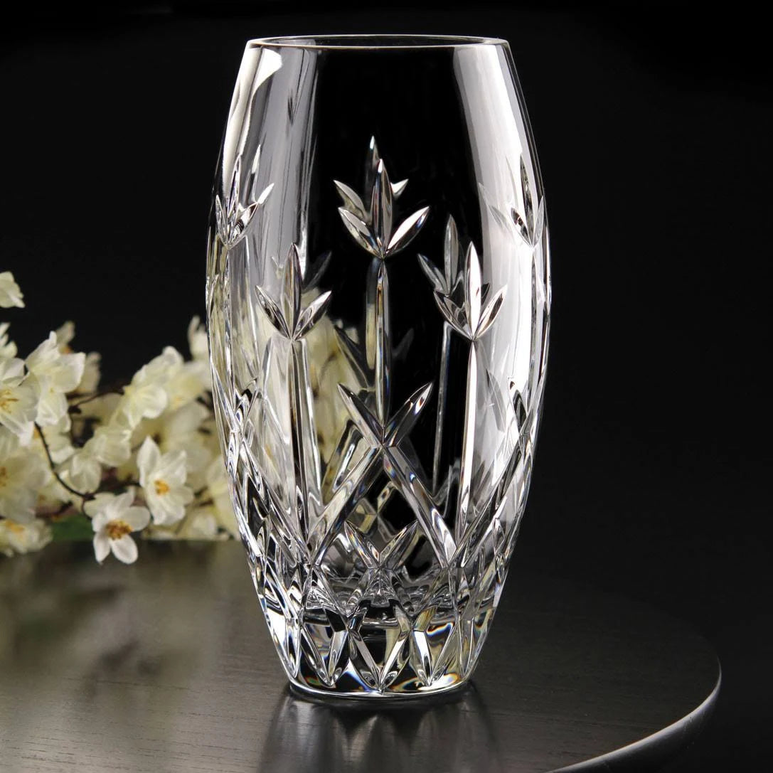 Cashs Ireland, Hawthorne Fairy 10x22 Rose Crystal Vase