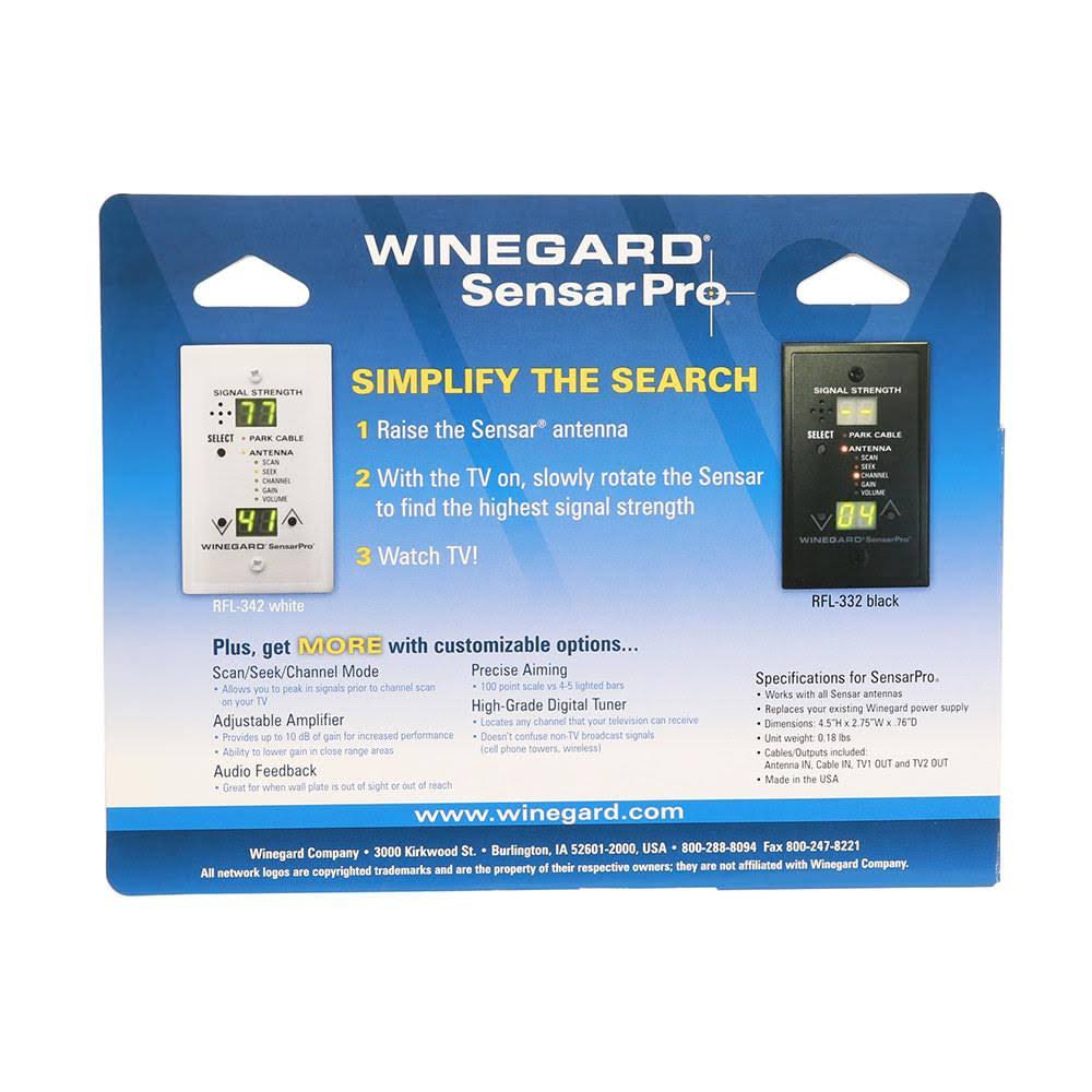 TV Signal Meter - White F648