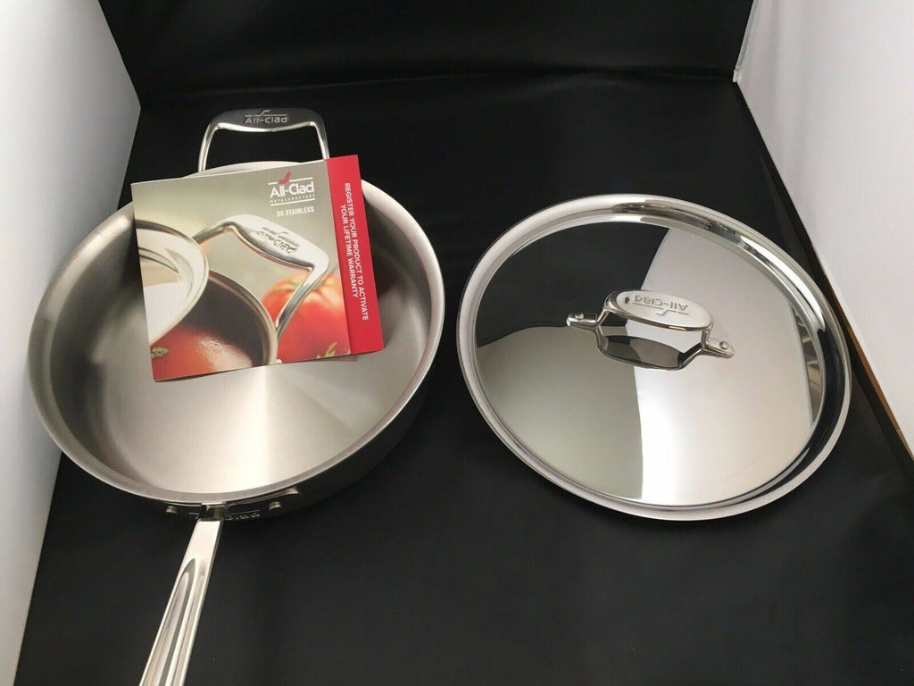 Stainless-Steel 4-Qt. Deep Saute Pan with Splatter Screen P148