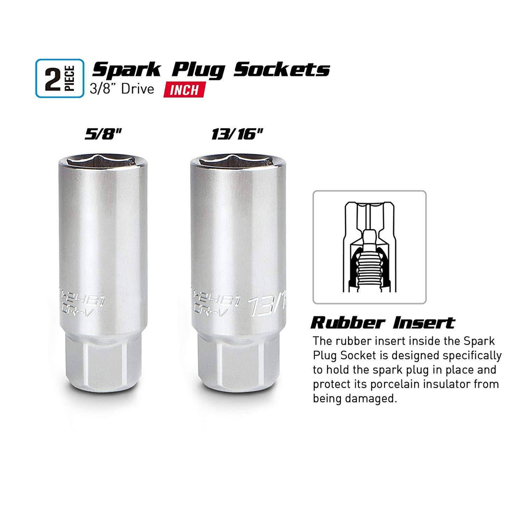3/8-Inch Drive Socket Set with Ratchets, 52-Piece I78681