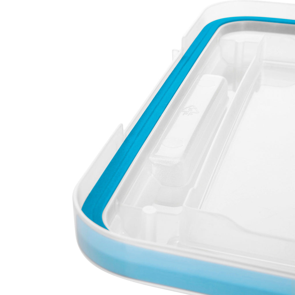 7.5 Quart Clear Plastic Storage Box with Lid and Latches, 6 Pack P25250
