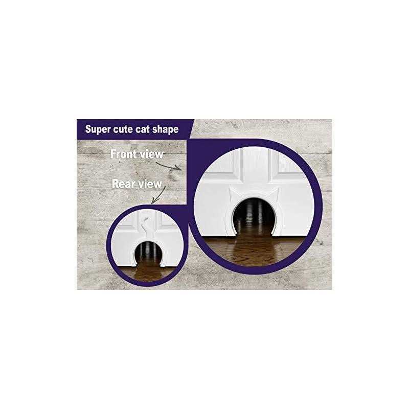 Interior Cat Door Hidden Litter Box Pet Door for Cats up to 21 lbs O3553