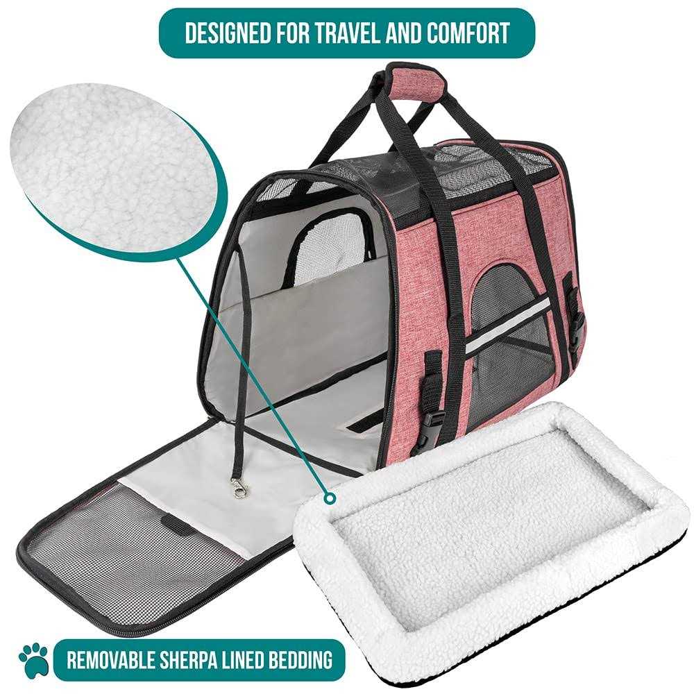 Soft Sided Pet Carrier for Airline Travel C1225
