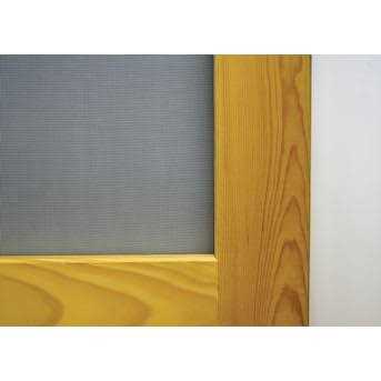 Reversible Wood Screen Door with Medium Pet Flap W858435