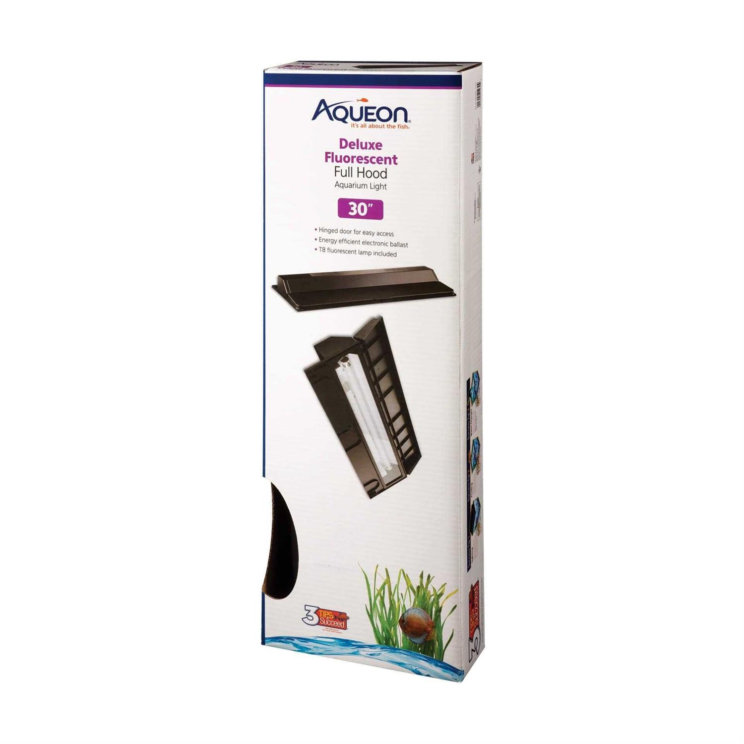 Aqueon Fluorescent Deluxe Full Aquarium Hood - Pet Supplies online store