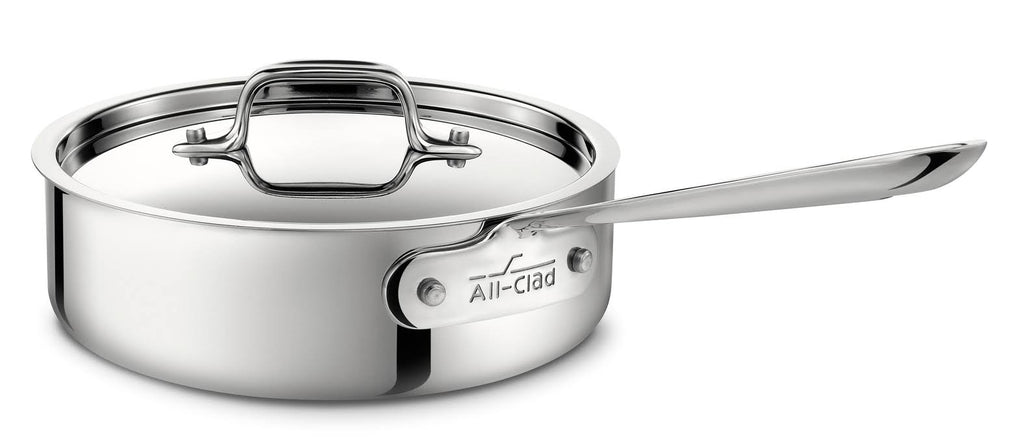 All-Clad Stainless Steel 2-Quart Saute Pan with Lid