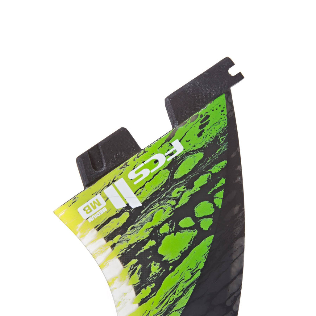 Carbon Tri Fins Medium / Green P7298