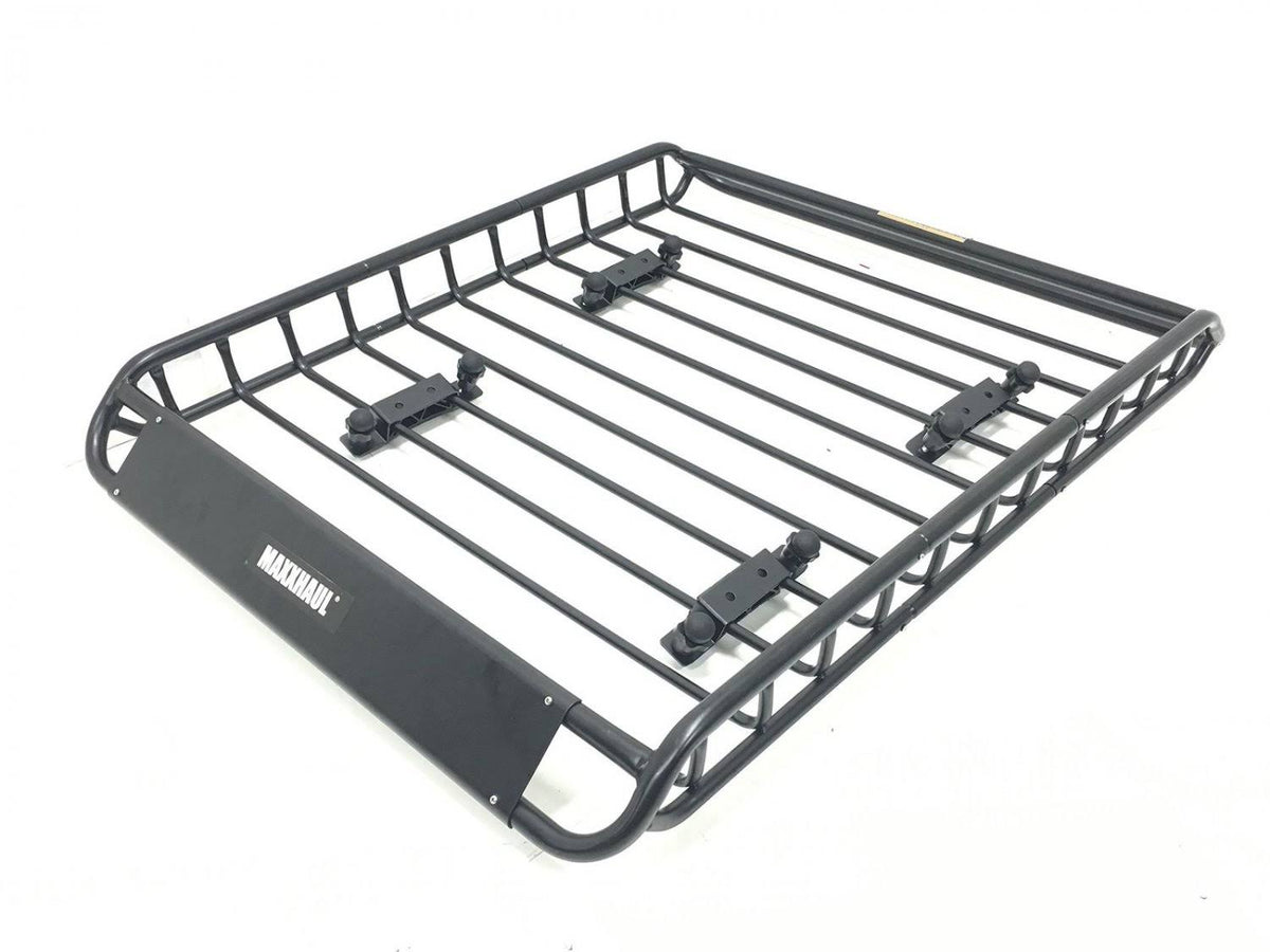 Maxxhaul 70115 Universal Steel Roof Rack Car Top Cargo Carrier/Basket