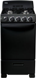 Danby DR202BGLP Propane Gas Range with Broiler Drawer - Freestanding - 2.3 cu ft - Black