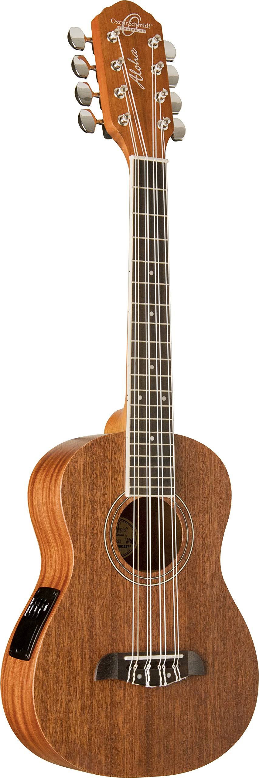 Oscar Schmidt OU28TE 8-String Tenor Ukulele