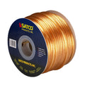 Satco 93-129 Bulk WIRE; 18/2 SPT-2 105C; 250 Foot Spool; Clear Gold