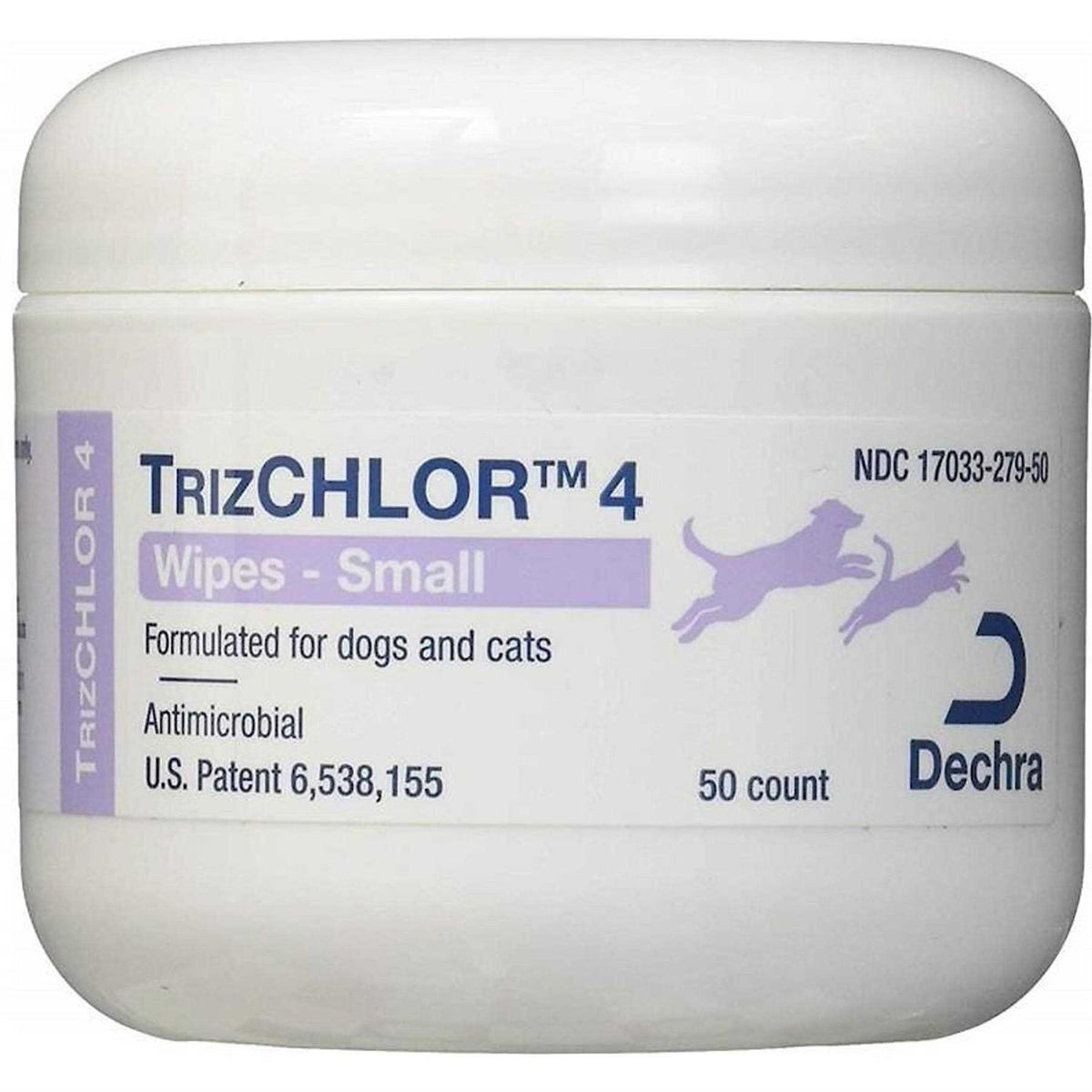 Dechra TrizCHLOR 4 Wipes for Dogs &amp; Cats - Pet Supplies online store