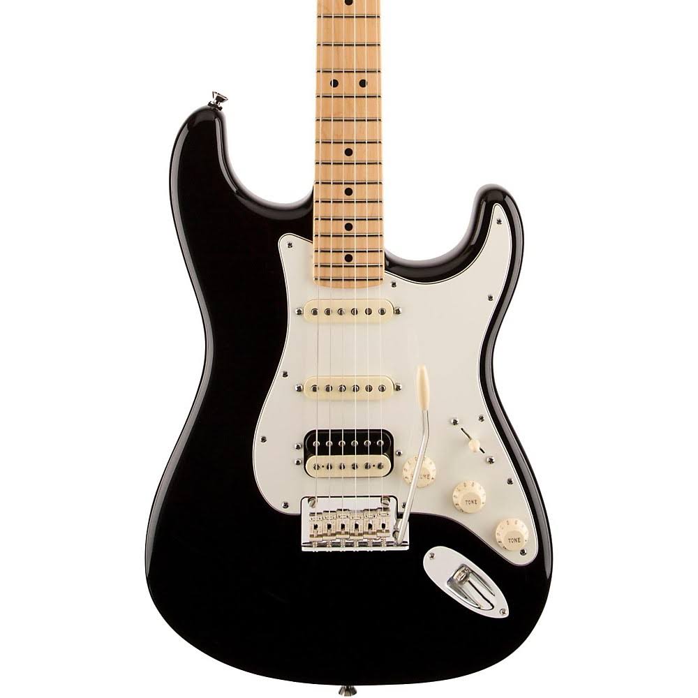American Standard Stratocaster HSS Maple Black O236380