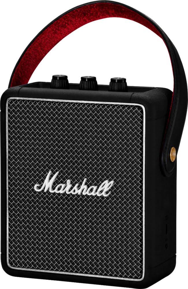 Portable Bluetooth Speaker - Black & Brass Y10751