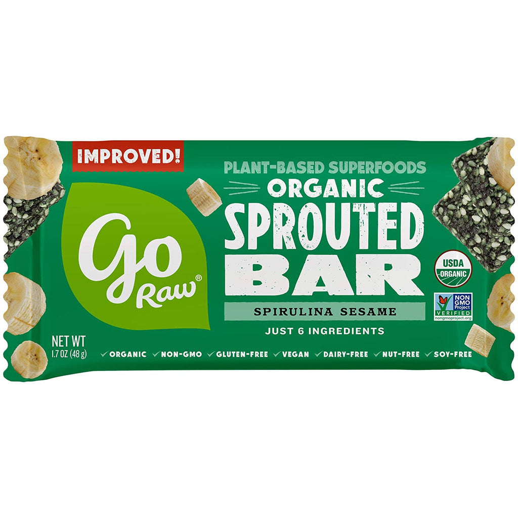 Organic Sprouted Bars Spirulina Sesame Q414444