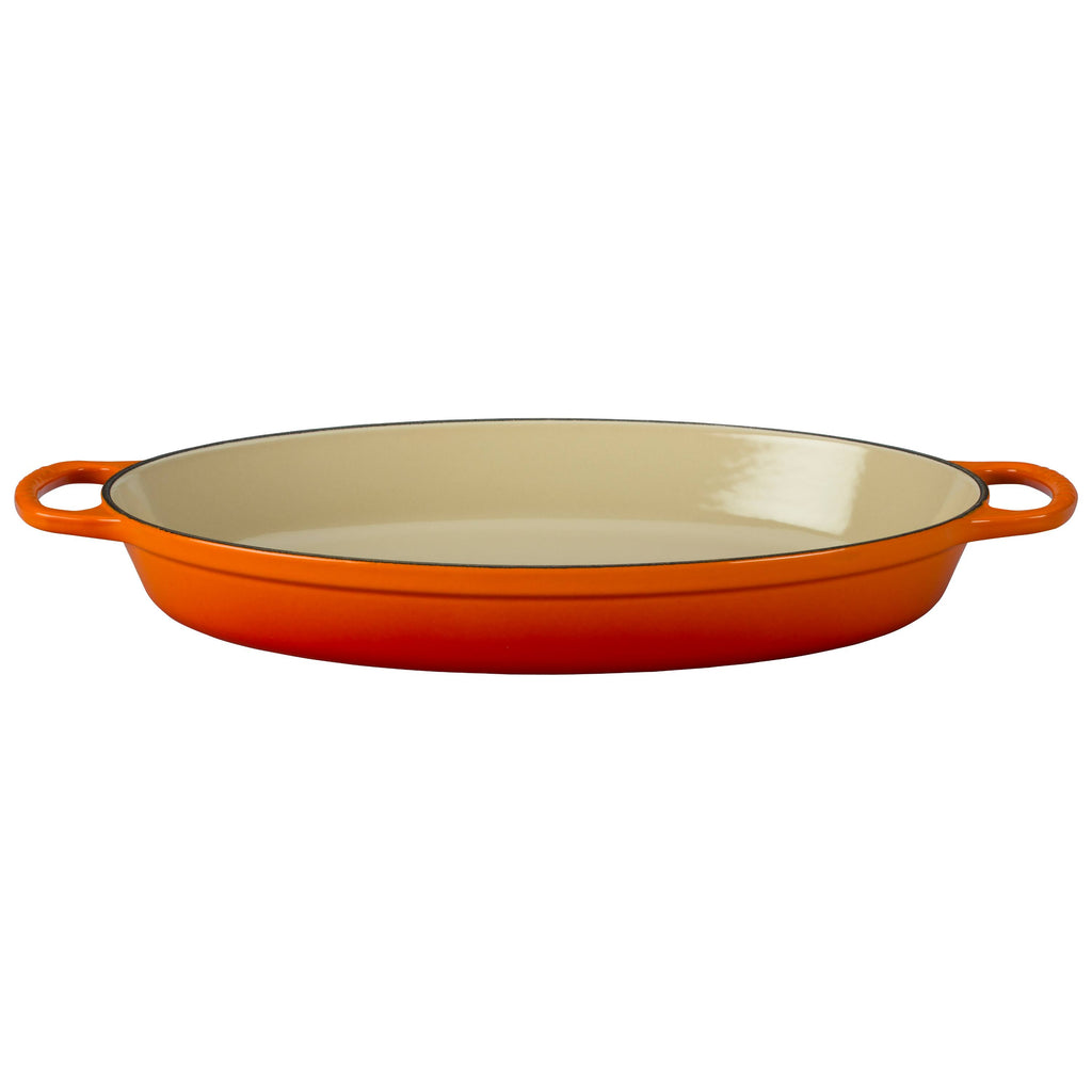 Le Creuset Signature 3-Quart Cast Iron Oval Baker - Flame