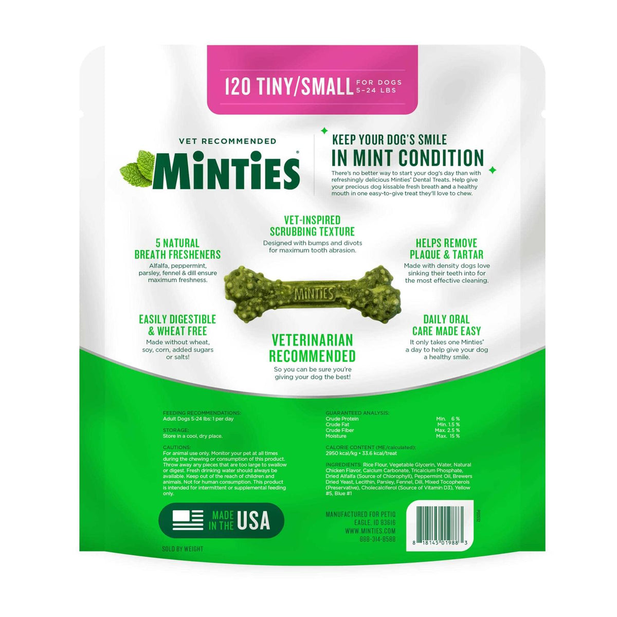 Minties Dental Treats for Dogs H6015