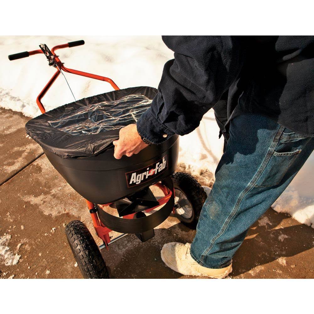 130 lb Push Broadcast Salt Spreader N883459
