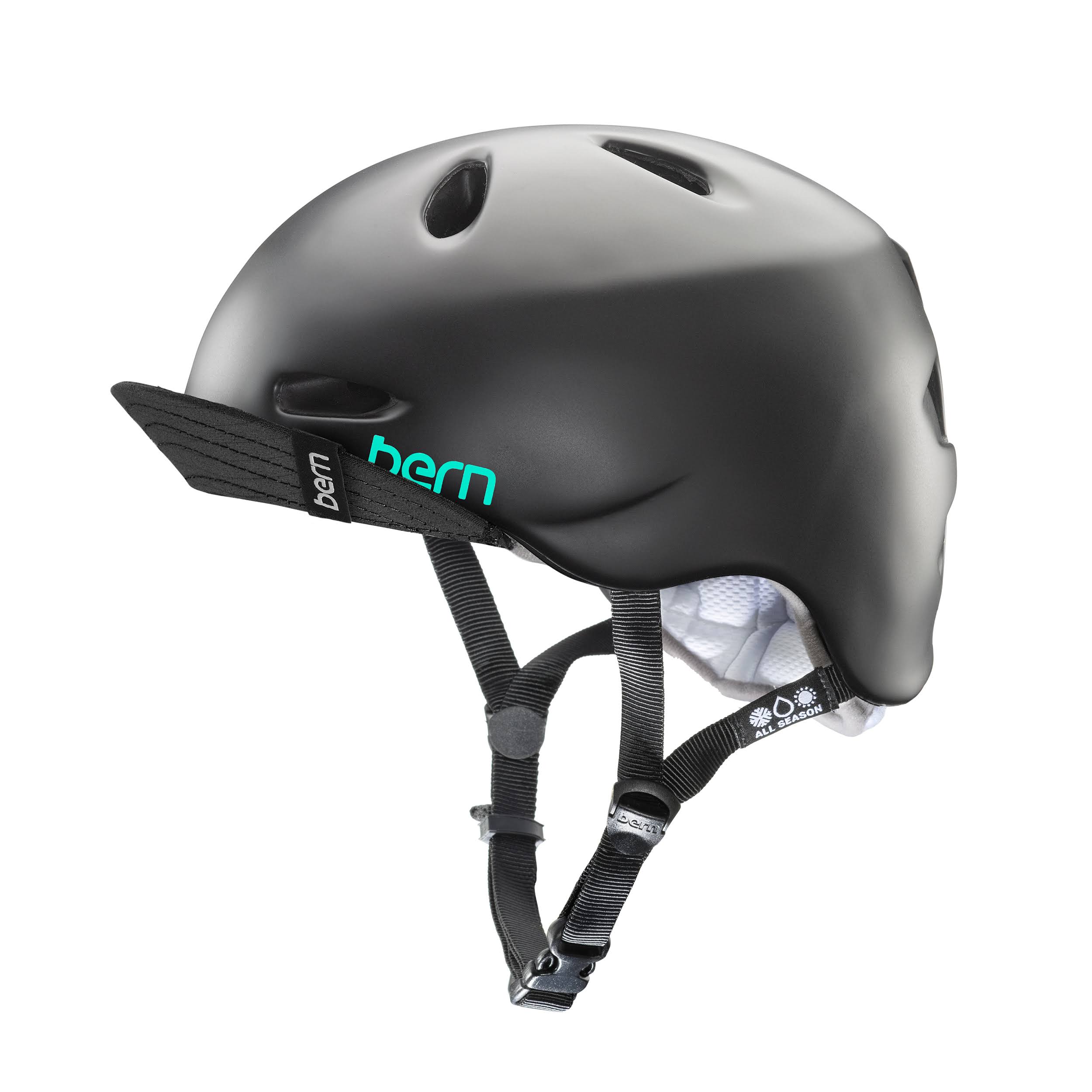 Bern Berkeley Helmet, Satin Black, XS/S